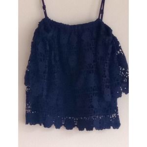 INA Brand, Women's Lace Off the Shoulder Top Size Medium